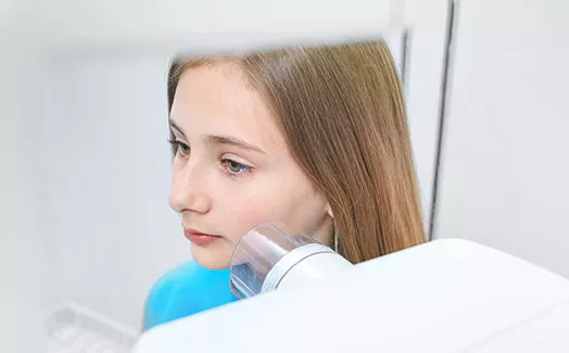 Performing dental x-ray